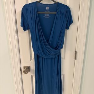 Blue Kindred Bravely Nursing and Maternity dress - medium